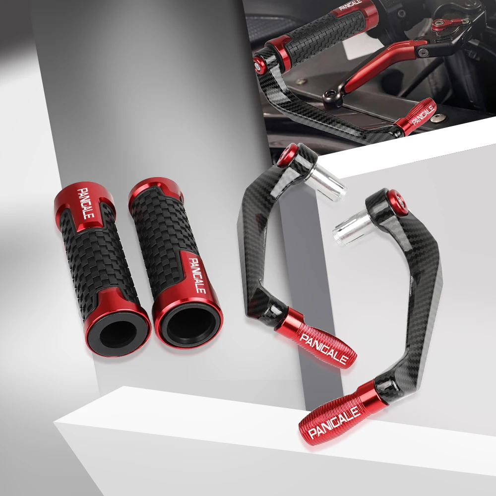 

For DUCADI Panigale Universal 7/8 22MM Motorcycle Aluminum Handlebar Grips Handle Bar and Brake Clutch Lever Guard Protection
