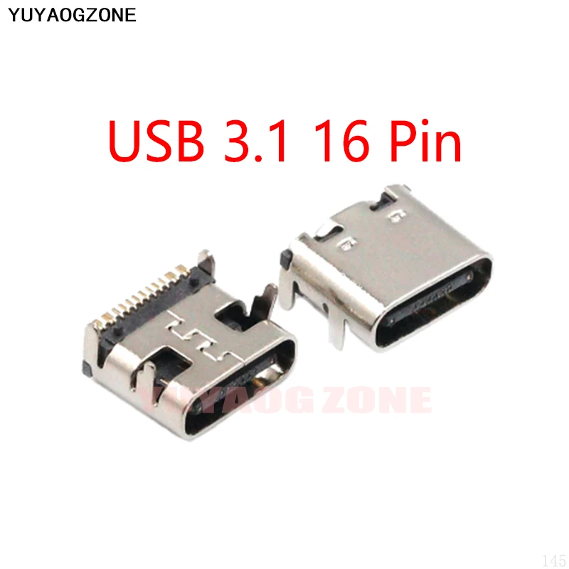 

50 шт./партия, USB 3. 0 16 Pin Type-C