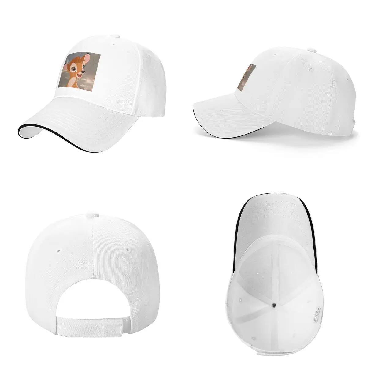 Кепка Бэмби модные повседневные бейсболки регулируемая шляпа летние унисекс в