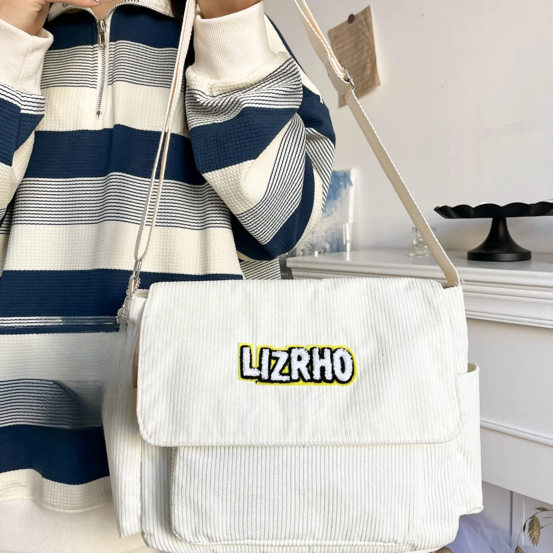 Женская Вельветовая сумка через плечо | AliExpress