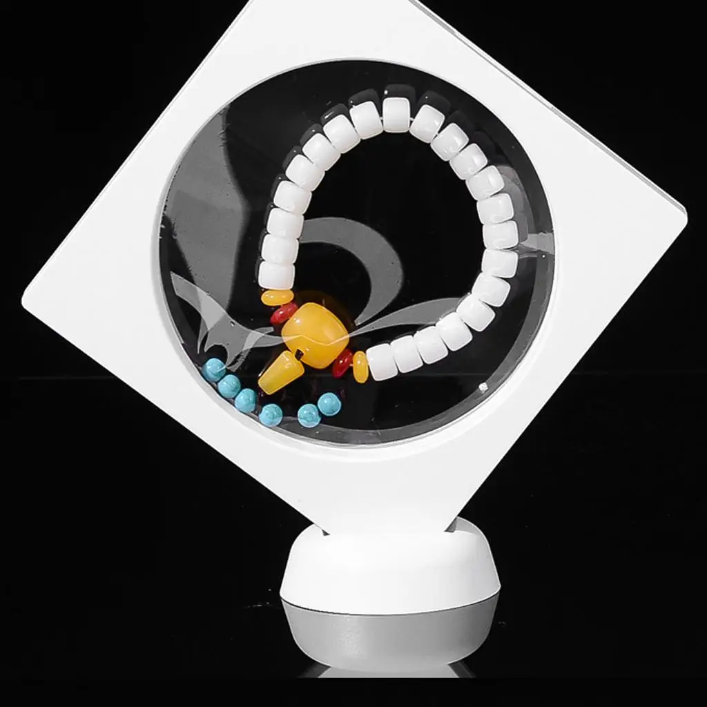 

4 Pieces Jewelry Coin 3D Floating Display Box Stand Artefact Show Case