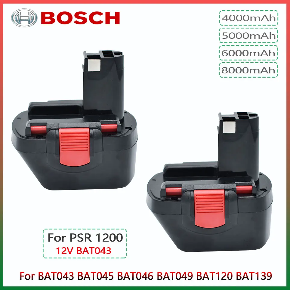 

Перезаряжаемая батарея Bosch BAT043 Ni-MH PSR1200, 12 В, 6000 мАч
