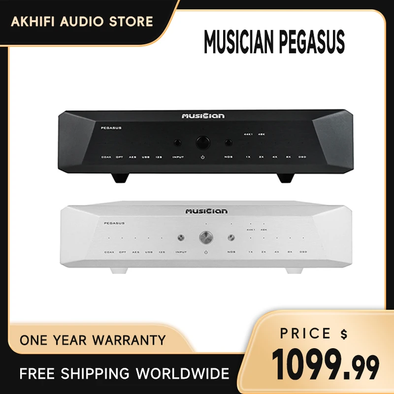 Музыкант PEGASUS 32 бит/1536 кгц 24 бит R2R DAC 6 бит DSD сбалансированное сопротивление DAC поддержка DSD1024 SPDIF приемная схема R2R декодер