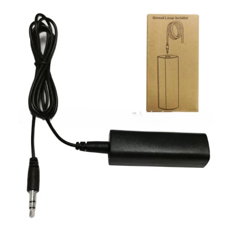 

3.5mm Audio Common Ground Filter Current Sound Eliminator Shielding Noise Reduction Noise Reduction for Car Audio Stereo System
