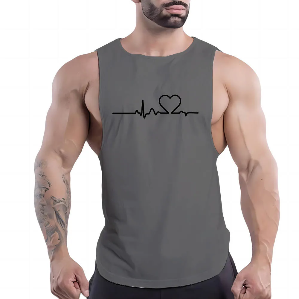 

Майка Y2k Fnaf Мужская быстросохнущая, дышащая Спортивная рубашка без рукавов, с принтом в виде баскетбола, для спортзала и улицы, летняя одежда