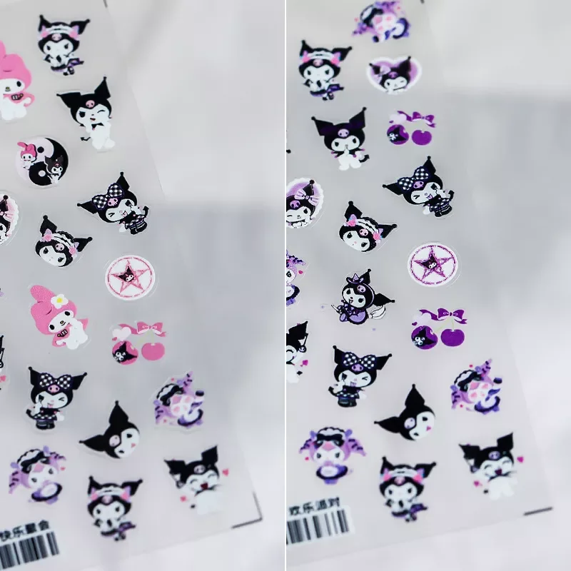 

1 new craft ultra-thin and transparent 3D Valentine's Day Nail Art Sticker Cute Milky Cute Baby Nail Art Decoration Sticker
