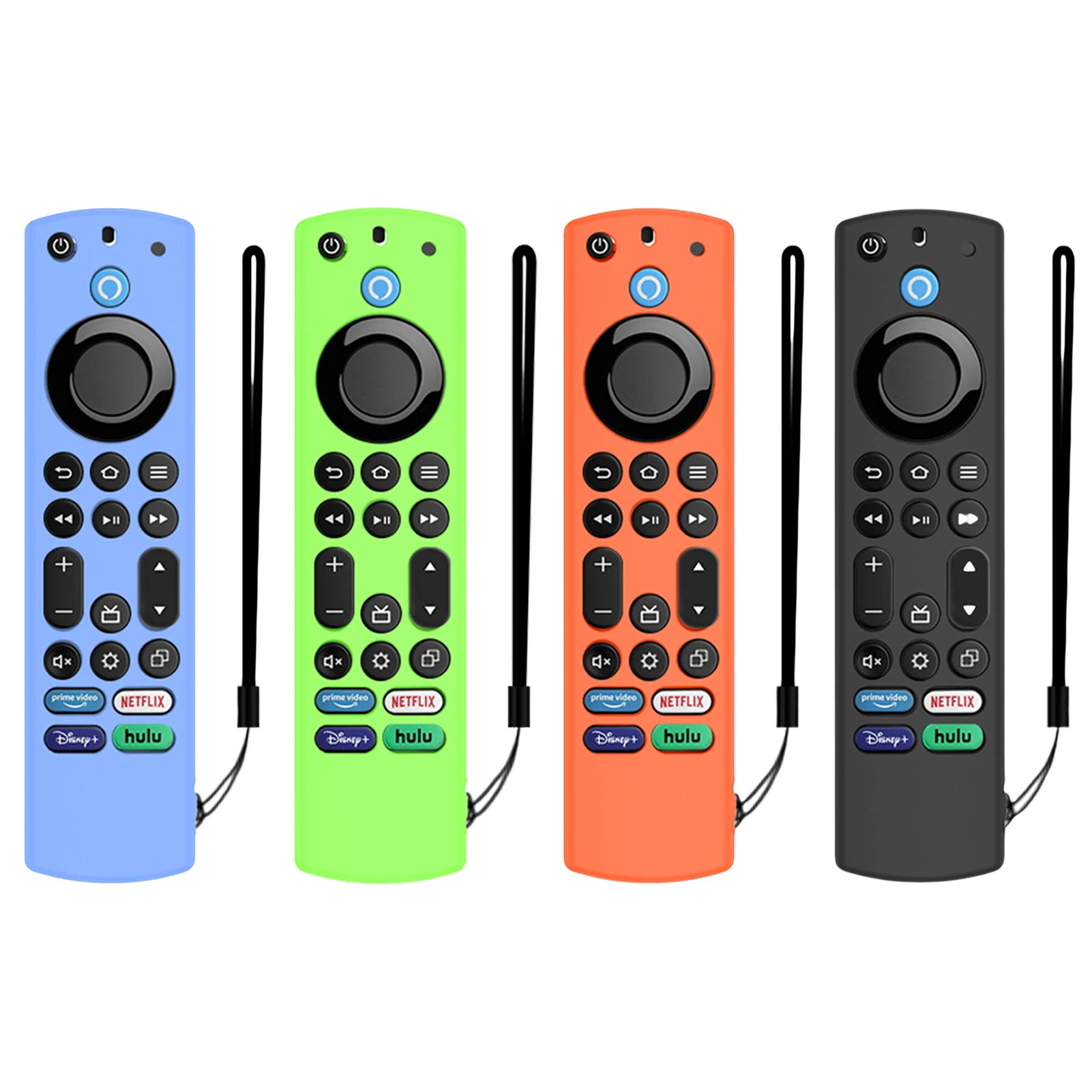 

Silicone Remote Control Protective Cover For Smart TV 4-Series Voice Remote Control Shell Anti-drop Dustproof Soft Case
