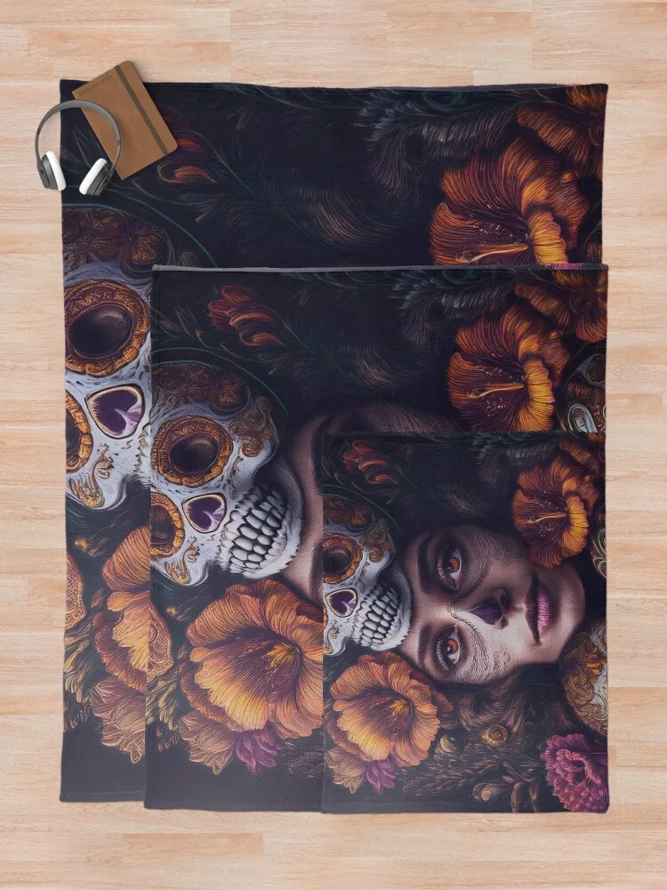 Одеяло Retrato y Calaveras Свободные роскошные одеяла St