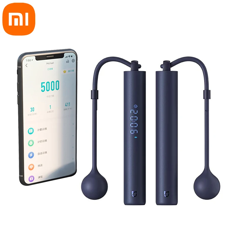 Xiaomi mijia Smart Skipping Jump Rope Digital Counter with App Adjustable Calorie Calculation Sport Fitness Exercise Lose Weight images - 1