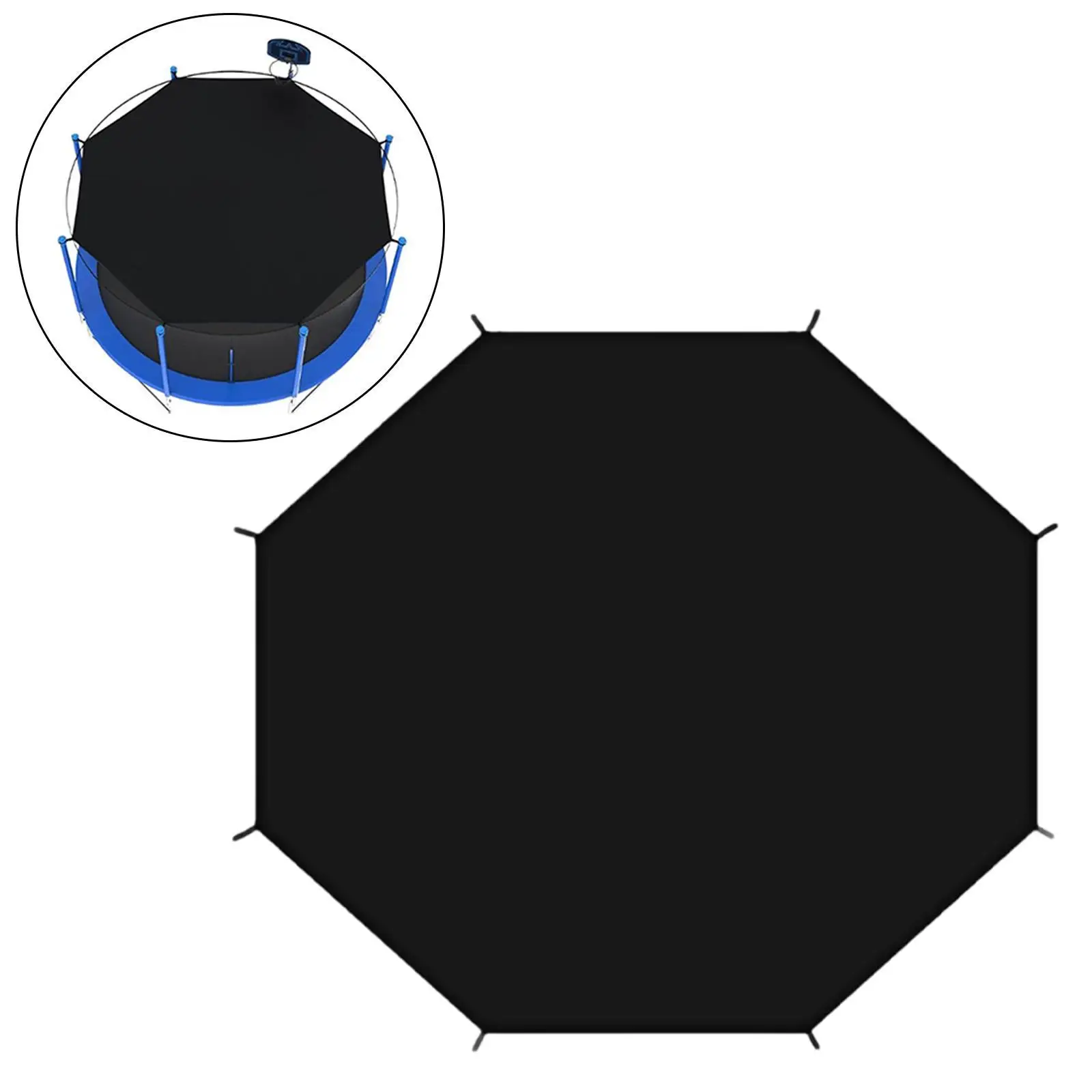 Чехол для батута навес батутов 16 футов 8 полюсов простой в установке устойчивый к