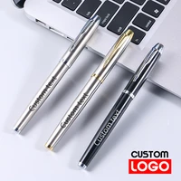 metal gel pen ballpoint pen arrow shaped pen holder signature pen custom logo stationery wholesale lettering engraved name