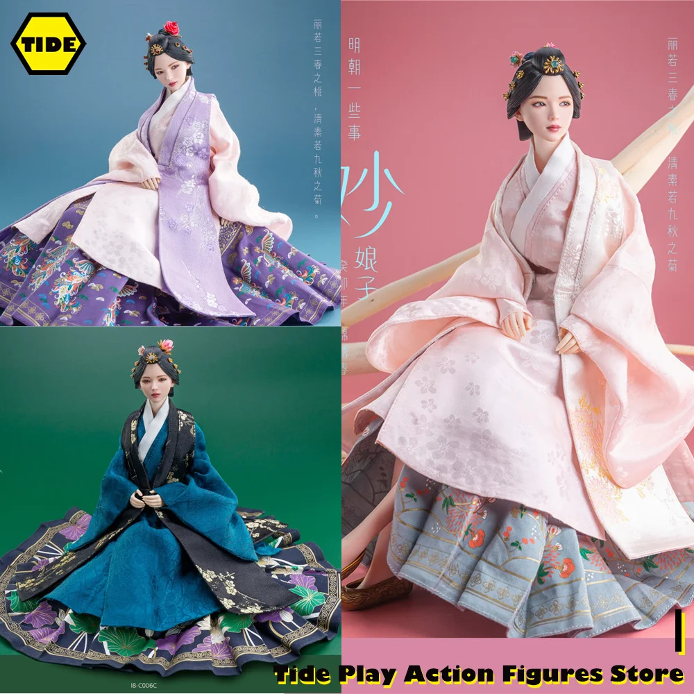 

Presale Q3 I8Toys i8-C006 1/6 Ancient Women's Head Carving Horse Faced Skirt Costume Set Model Fit 12'' Soldier Action Figure