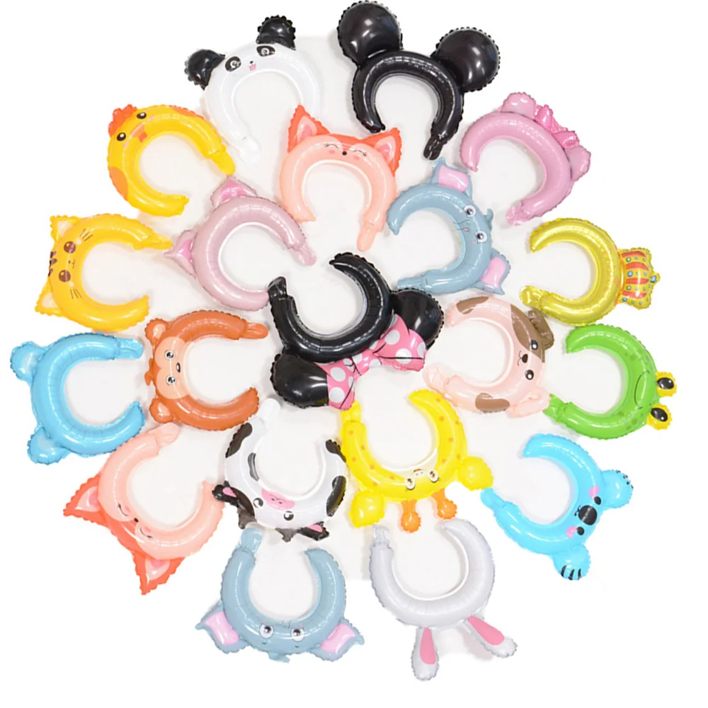 

25pcs Zenon Birthday Farm Party Supplies Inflatable Headbands Balloon Gifts for Guests Children Birthday Favors