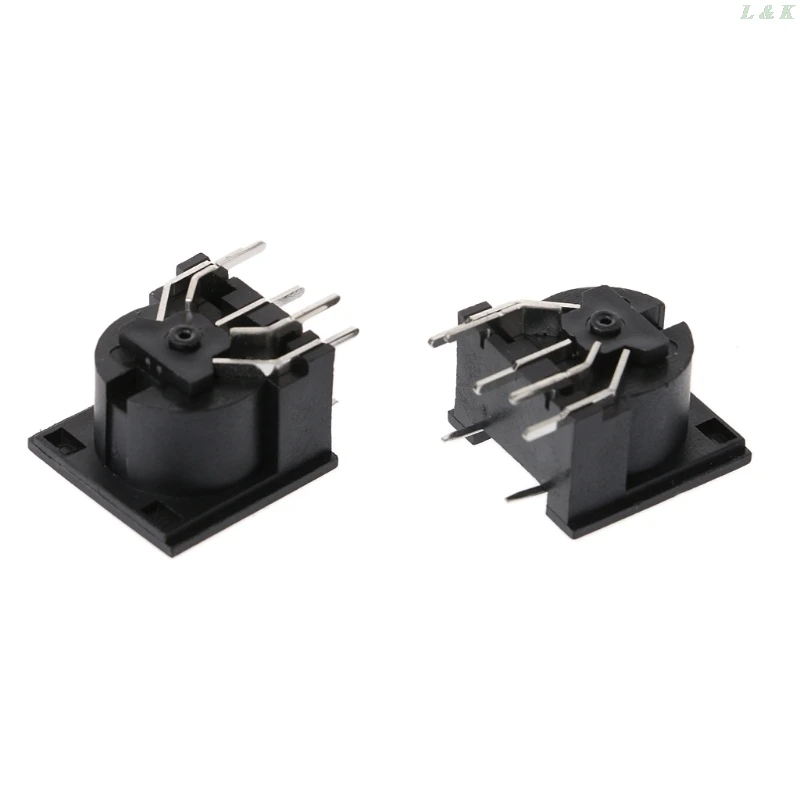 10 Pcs/Set PCB Panel Mount Female Connector DIN5 DIN 5-Pin Jack DS-5-01 MIDI |