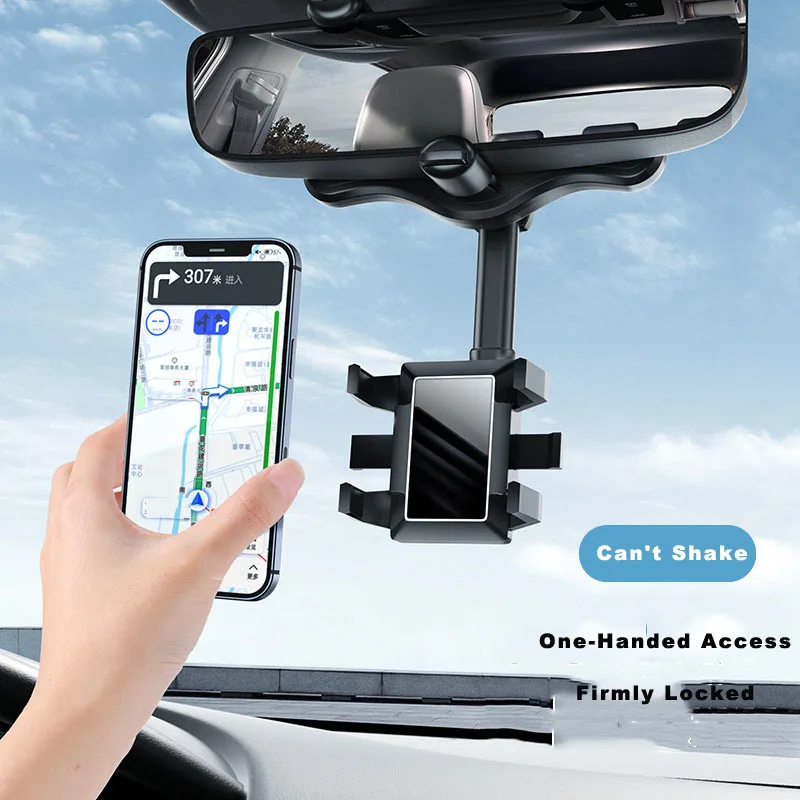 

Держатель для телефона Smehoart, вращающийся на 360 °, для зеркала заднего вида