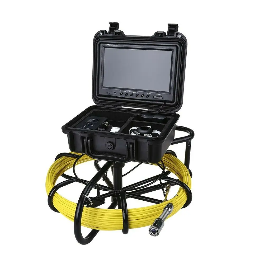 

9 inch 1000TVL 23mm Lens Industrial Endoscope 20M Cable Drain Pipe Sewer Inspection Camera With 12pcs LED Light