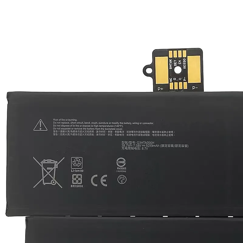 Фото Аккумулятор для ноутбука G3HTA056H для Microsoft Surface Pro X 1876 iFixit SQ1 3.0GHz MQ03 7.58V 38.2Wh №4