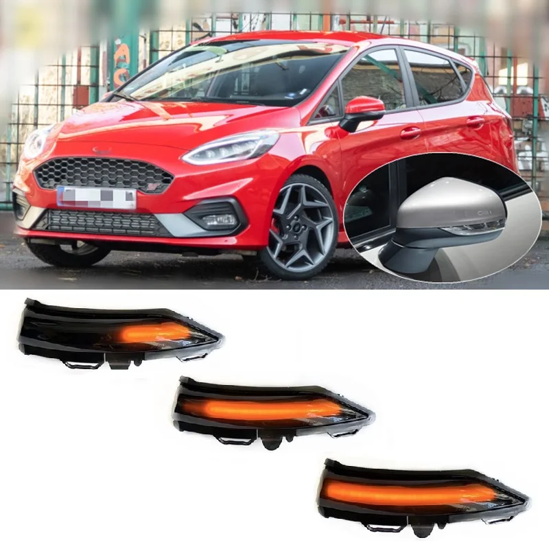 Подходит для Ford Fiesta MK7 MK8 ST Active виноградник 2017 2018 2019 2020 динамический поворотный