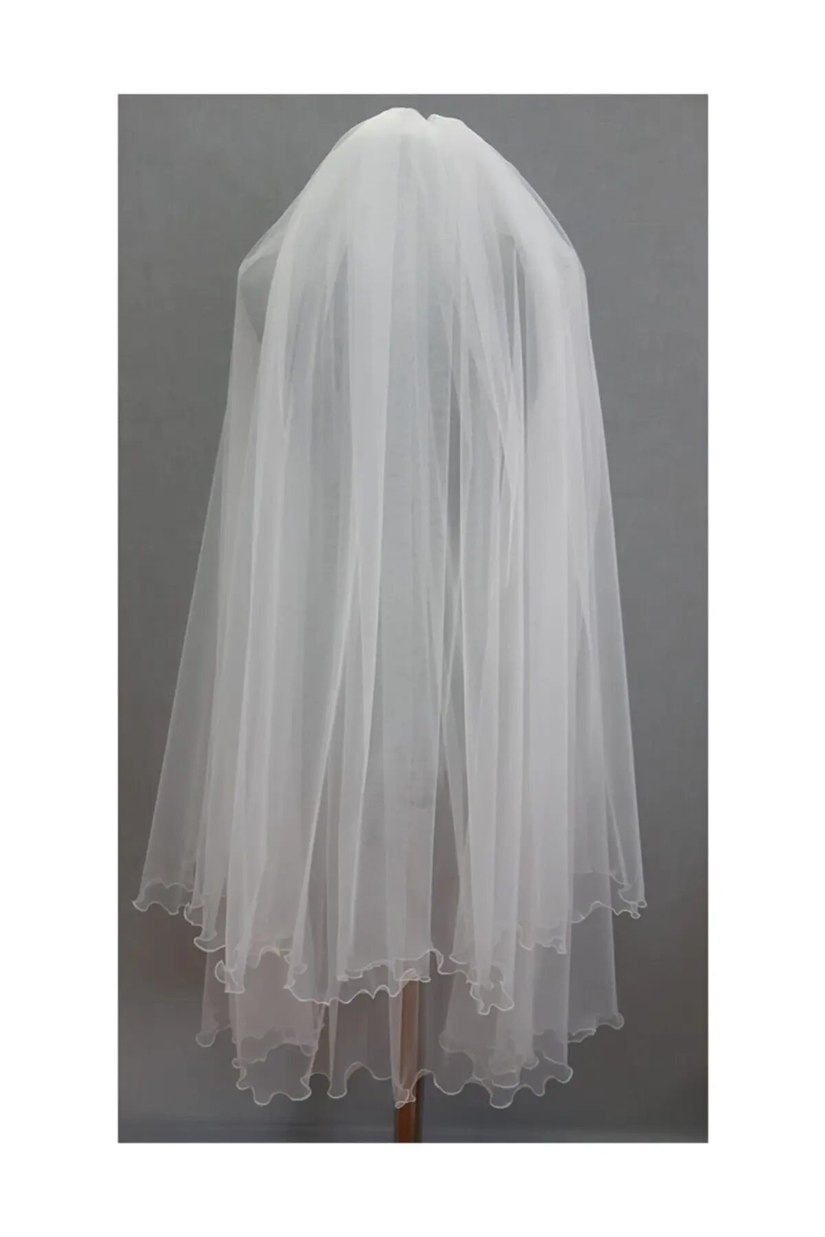 

2022 new Fluffy Broken White Dream Gauze Double Layer Wedding Veils Adana Prom Wedding Bridal Accessory Marriage
