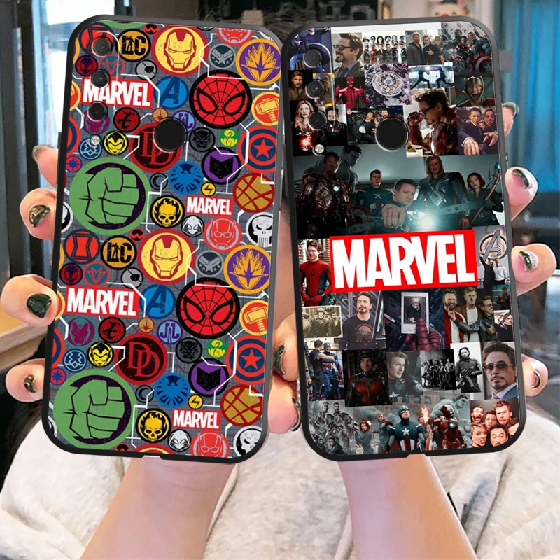 

USA Marvel Comics Phone Case For HUAWEI P20 P30 P40 Lite Pro Plus P20 Lite 2019 P Smart 2020 2019 Z 5G Back Coque Shell Funda