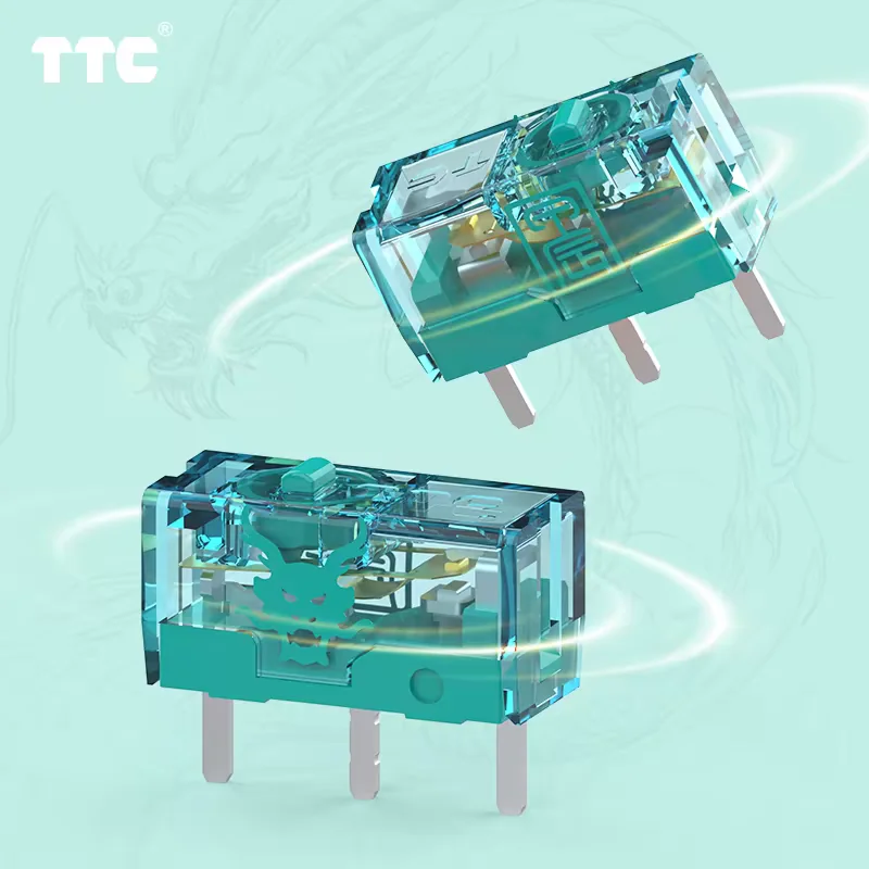 Фото Микропереключатель для пылезащитной мыши TTC Qinglong Wuji, совместимый с кнопками Razer Logitech g102g304g403g502. №3