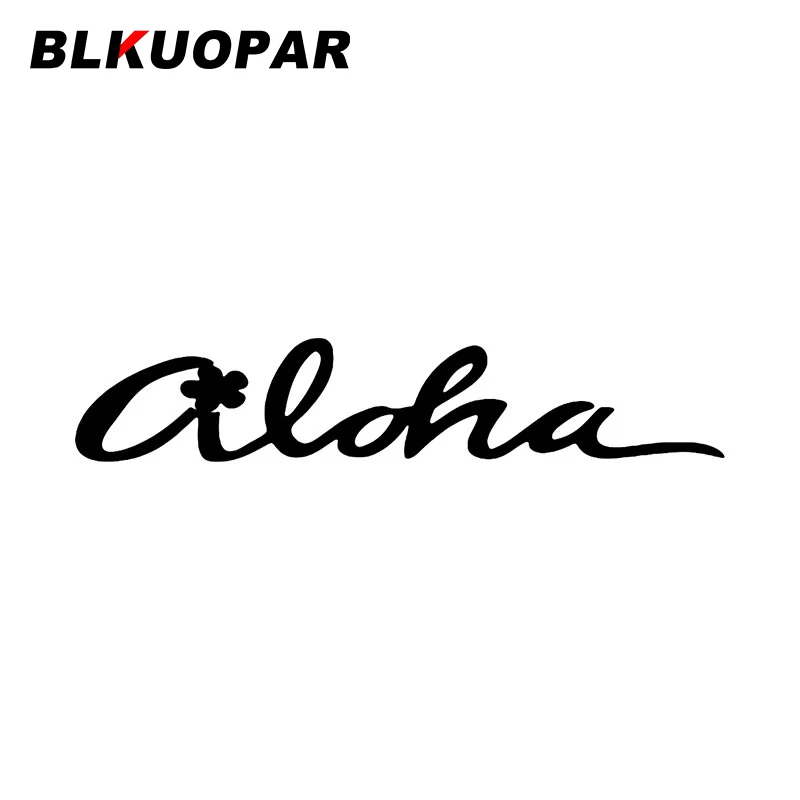 

BLKUOPAR Aloha забавные виниловые наклейки на машину аниме персональная наклейка Водонепроницаемая окклюзия царапины бампер окна автомобильные ...