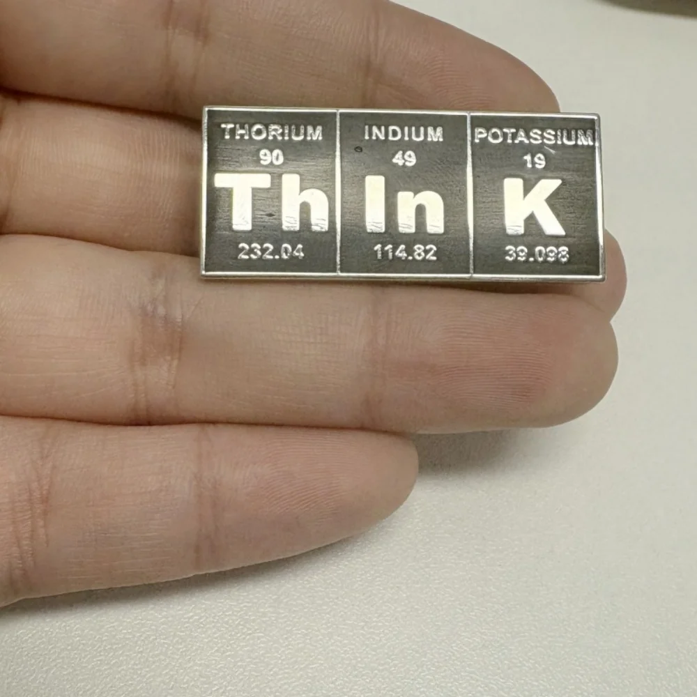 

Эмалированная булавка Периодическая таблица Th-In-K