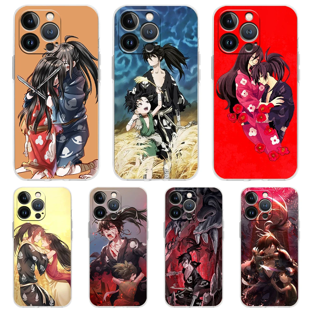 

Dororo And Mio Transparent Bag Phone Case Cover for iPhone 14 13 12 11 Pro Max X XS Max 14 7 8 Plus Shockproof Soft Shell Coque