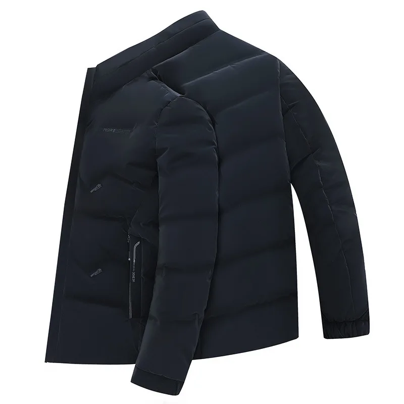 New Autumn/Winter 2022 90 White Eiderdown Solid Color Standing Collar Down Jacket Light Down Jacket with Thick Men's Coat