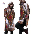Куртка с капюшоном WYN858, хлопковая африканская одежда Дашики, мужские длинные рубашки, базин богатые мужские рубашки, традиционная африканская одежда