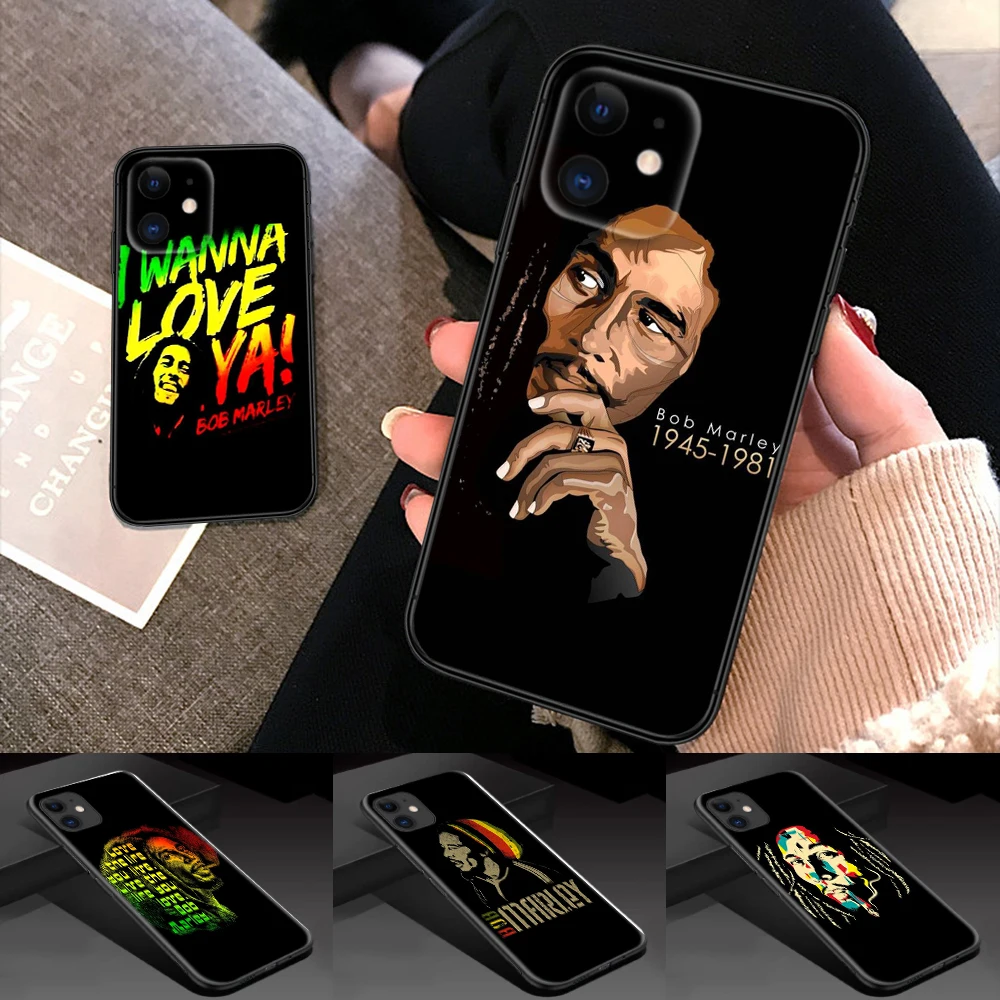 RU112 Мягкий чехол Bob Marley для Samsung J2 Prime J4 Core J5 J6 Plus J7 Pro J8 S7 Edge S8 Note 8 9 10 Lite 20 Ultra