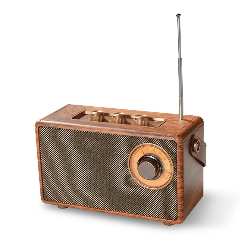 

Retro Vintage Speaker Portable Vintage Radio With Rechargeable Battery Rechargeable Wireless Speakers For Home Office Party