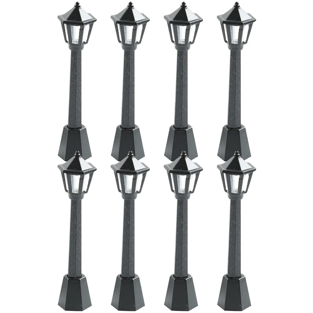 

Mini Street Light Tiny House Decor Lamp Model Micro Landscape Scene Miniature Ornament