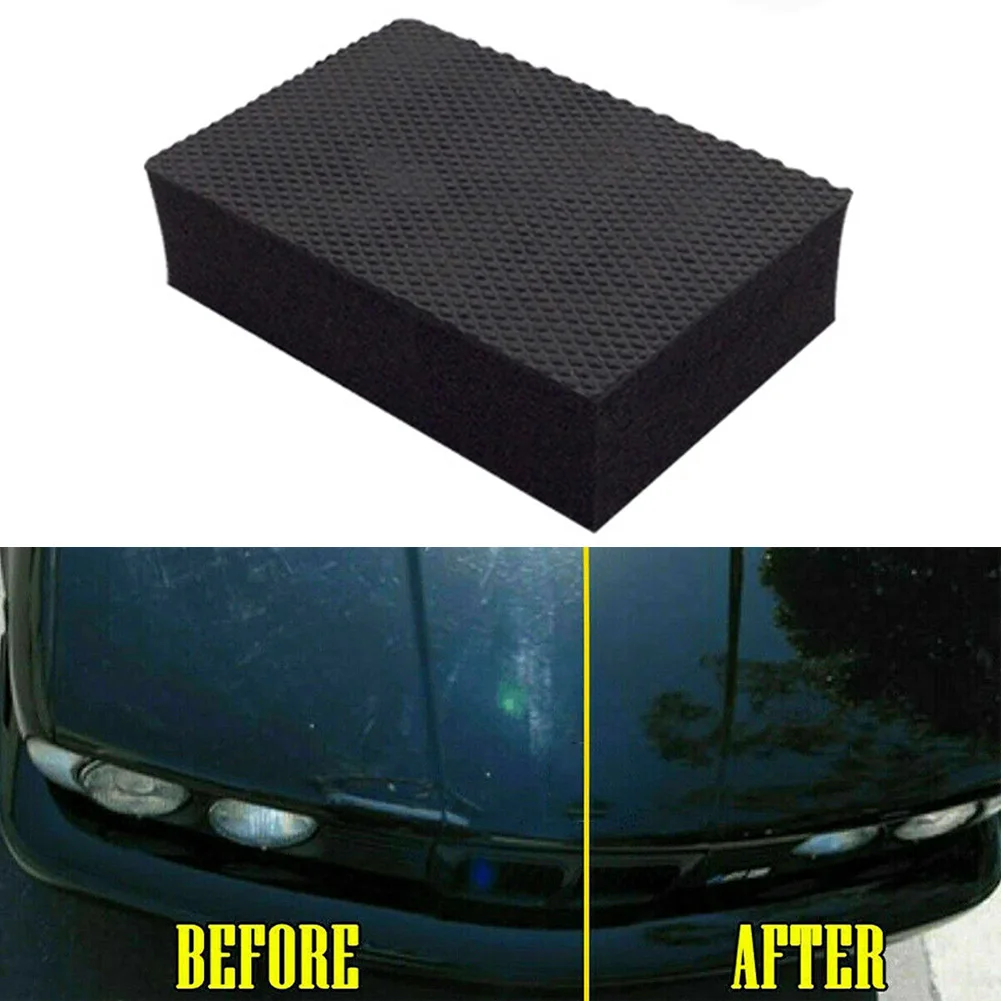

Car Wash Maintenance Cleaning Wax Polish Pad Sponge Black Clean Sponge