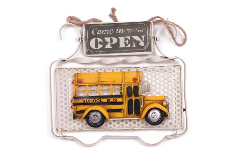 

Decorative Metal Door Lettering School Bus Decorated Hediyelik