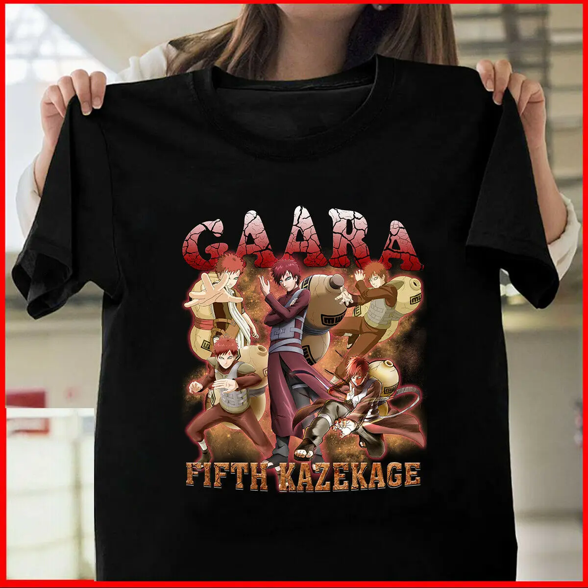 

HOT! Gaara Naruto Vintage Anime Funny T-Shirt