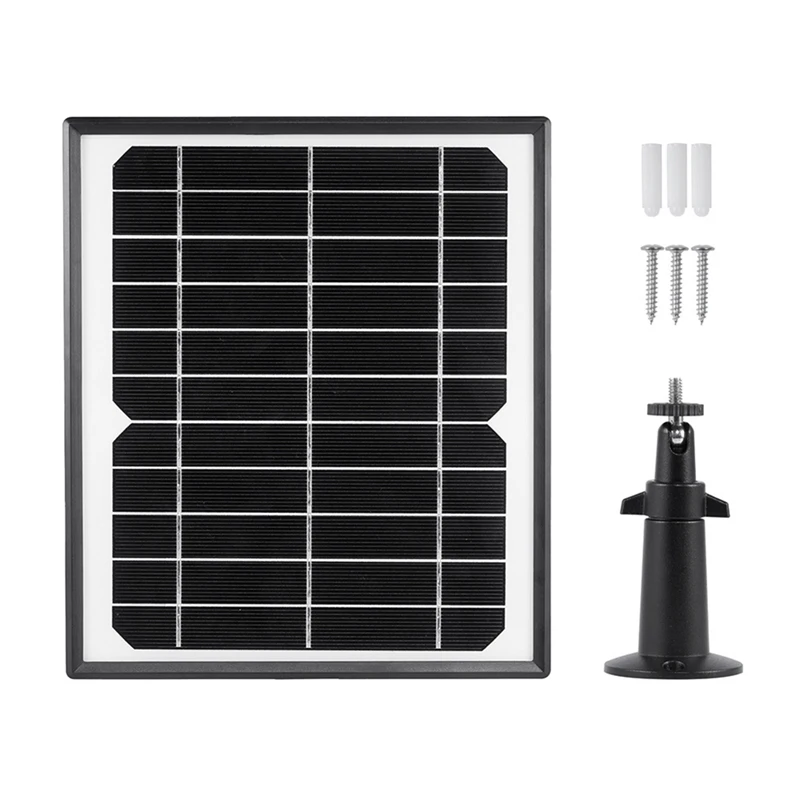 

6W Solar Panel Micro-Charger Monocrystalline Solar Charger Outdoor Camera Doorbell