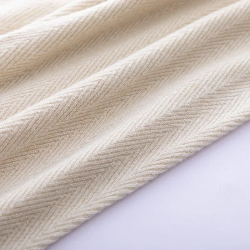 Женские трикотажные широкие брюки 100% чистая шерсть однотонные свободные с