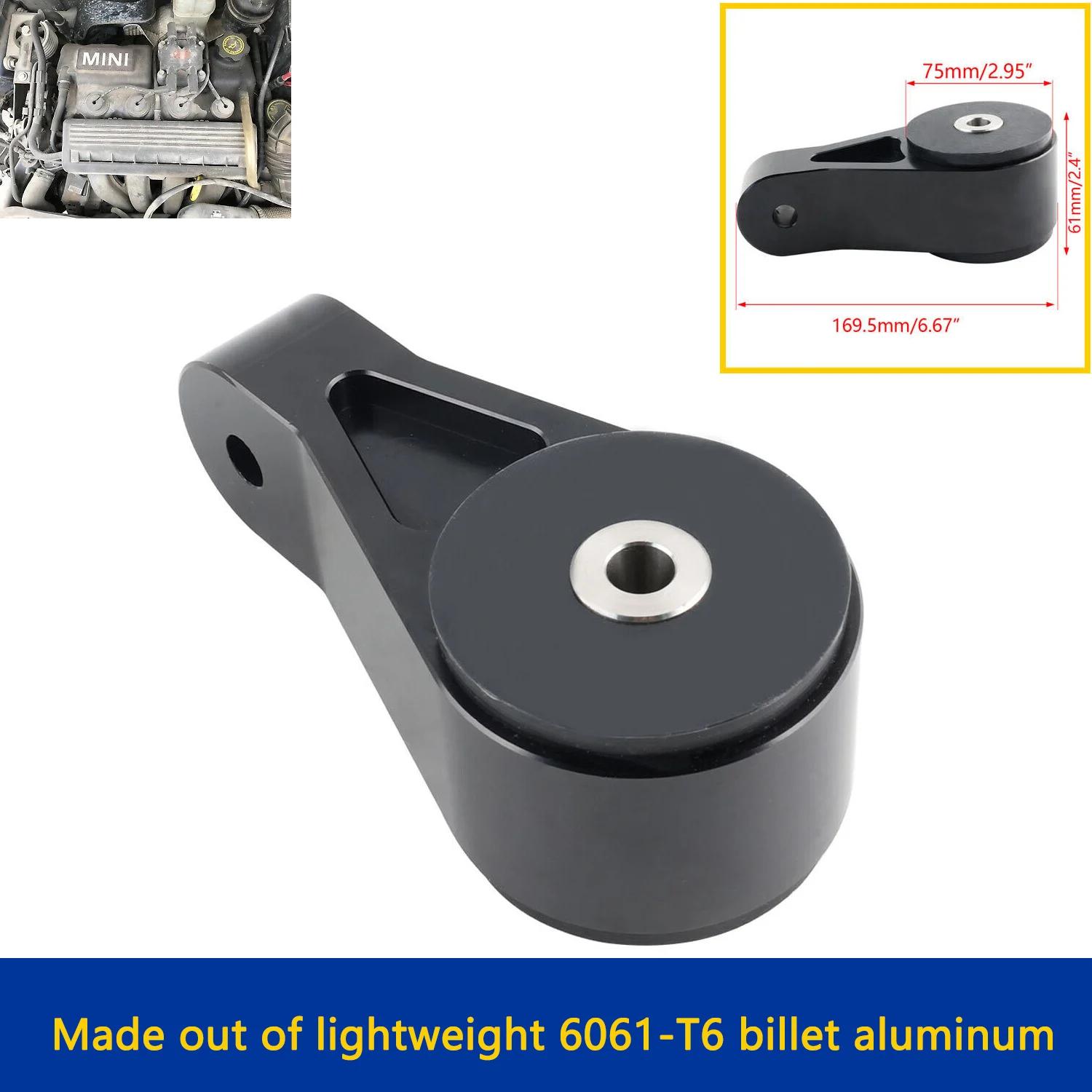 

Идеальная нижняя опора двигателя крутящего момента для обновлений Mini Cooper 2002-2006 R53