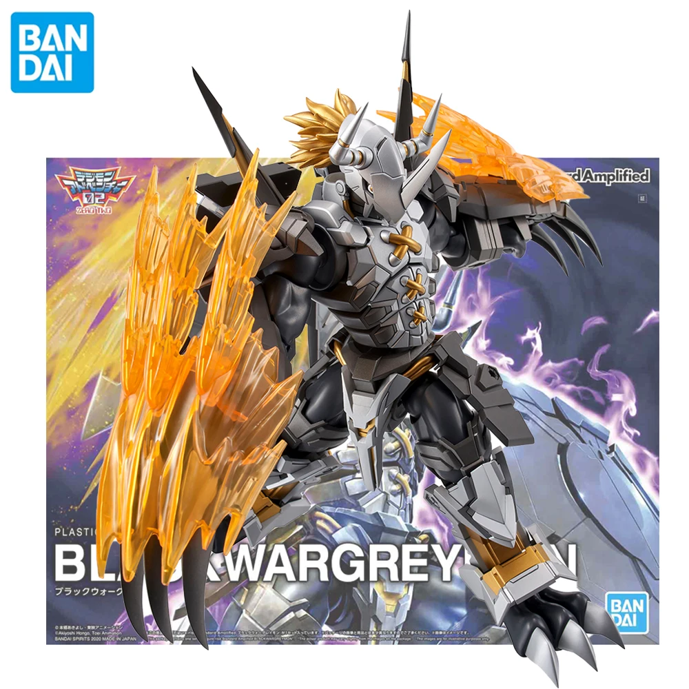 

Original Bandai Digimon Adventure Black War Greymon Figure-rise FRS Anime Figures Assembly Collectable Model Anime Action Figure