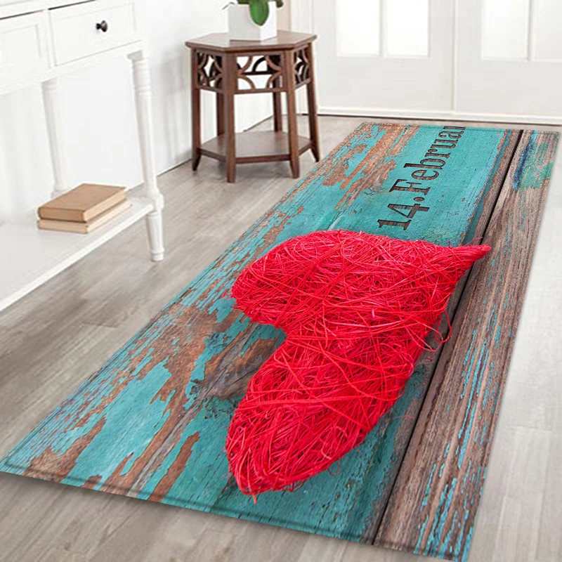 Противоскользящий кухонный коврик под дерево подстилка входную дверь домашний