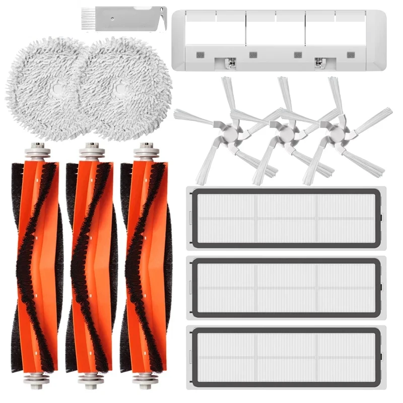 

Тряпки для швабры, аксессуары для пылесоса Xiaomi Dreame W10 W10 Pro, Hepa фильтр, основная боковая щетка, сменная крышка