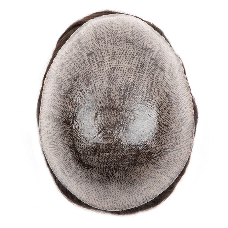 Мужские парики из натуральных волос Addbeauty 4 мм волнистые