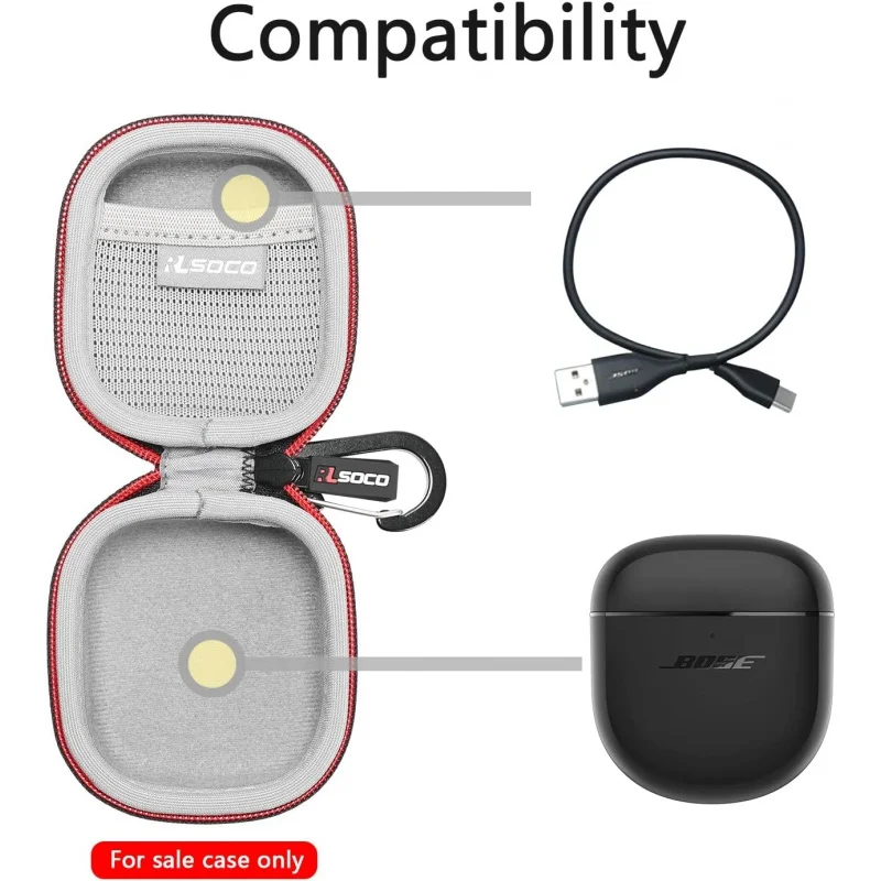 Чехол для наушников Bose QuietComfort Ultra/QuietComfort Earbuds II/Earbuds 2