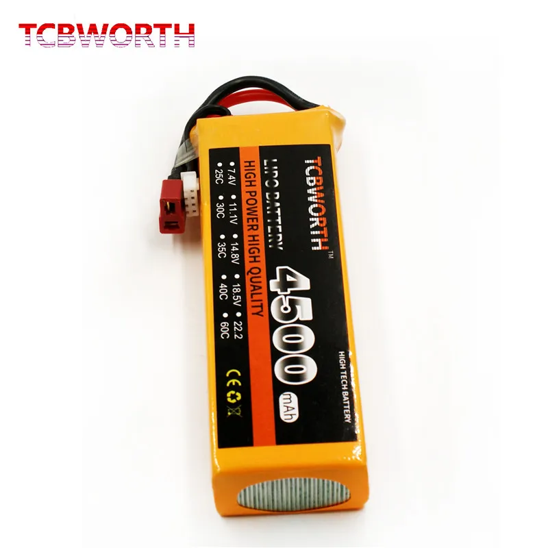 

3S RC Toy LiPo Battery 11.1V 4500 5000 5200 6000mAh 60C 3S For RC Airplane Drone Helicopter Car XT60 T Plug