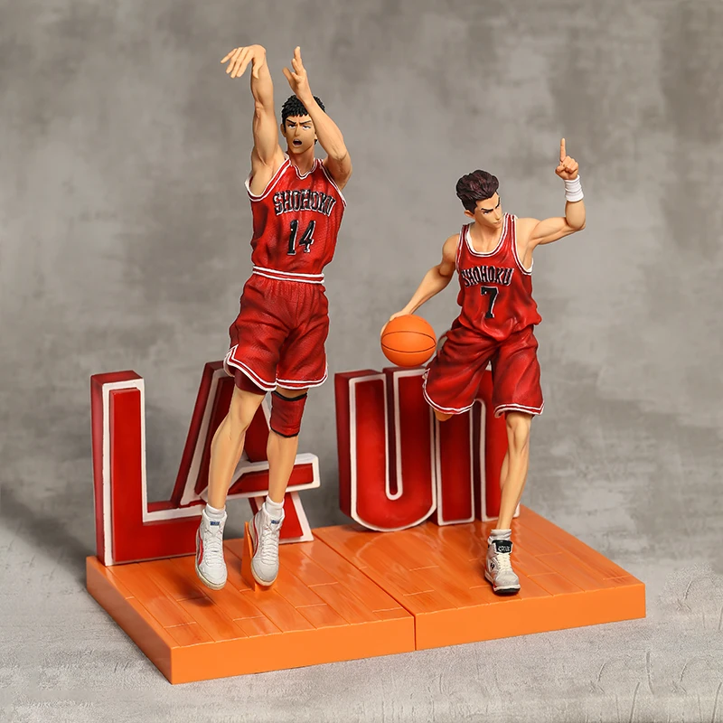 

Slam Dunk 14 Mitsui Hisashi 7 Miyagi Ryota Anime Figurine Model Statue Collection Toy