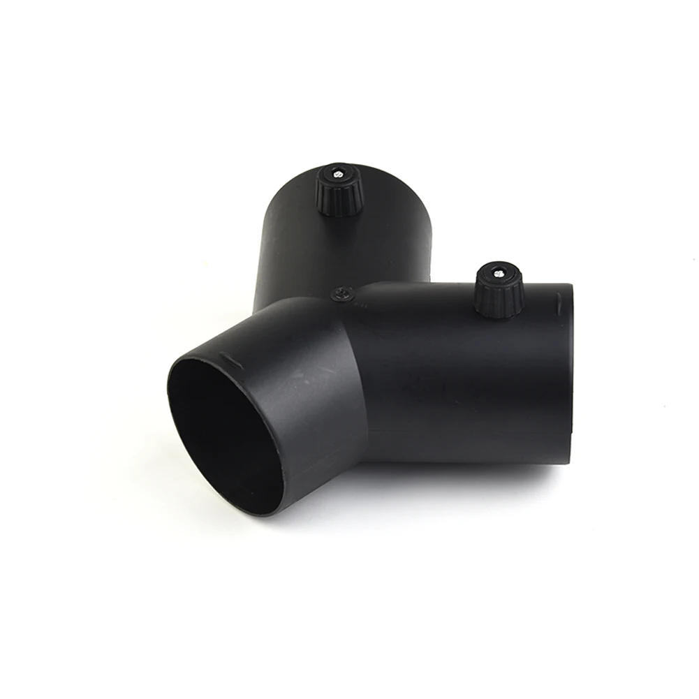 

75mm Y Branch Outlet Connector Car Auto Heater Pipe Duct Warm Air Outlet Vent Hose Clips W/ Regulator Flap Valve For Heater