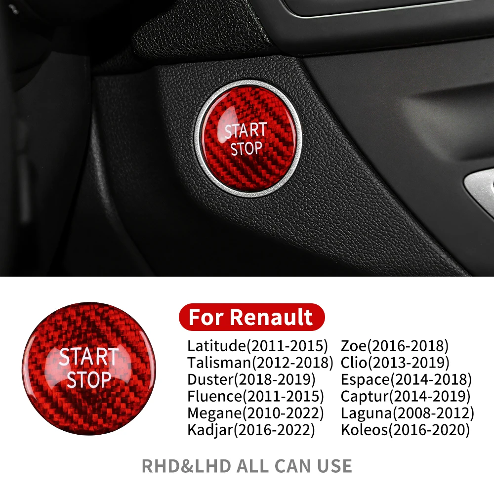 

Наклейка на крышку кнопки запуска и остановки двигателя Renault Megane 3 2 Clio 4 Car Captur 2013 2014 2015 2016 2017 2018