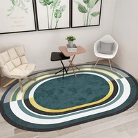 oval rugs nordic oval carpets living room modern bedroom rug warm floor mat anti slip home area felt shaped rug carpet kid tapis