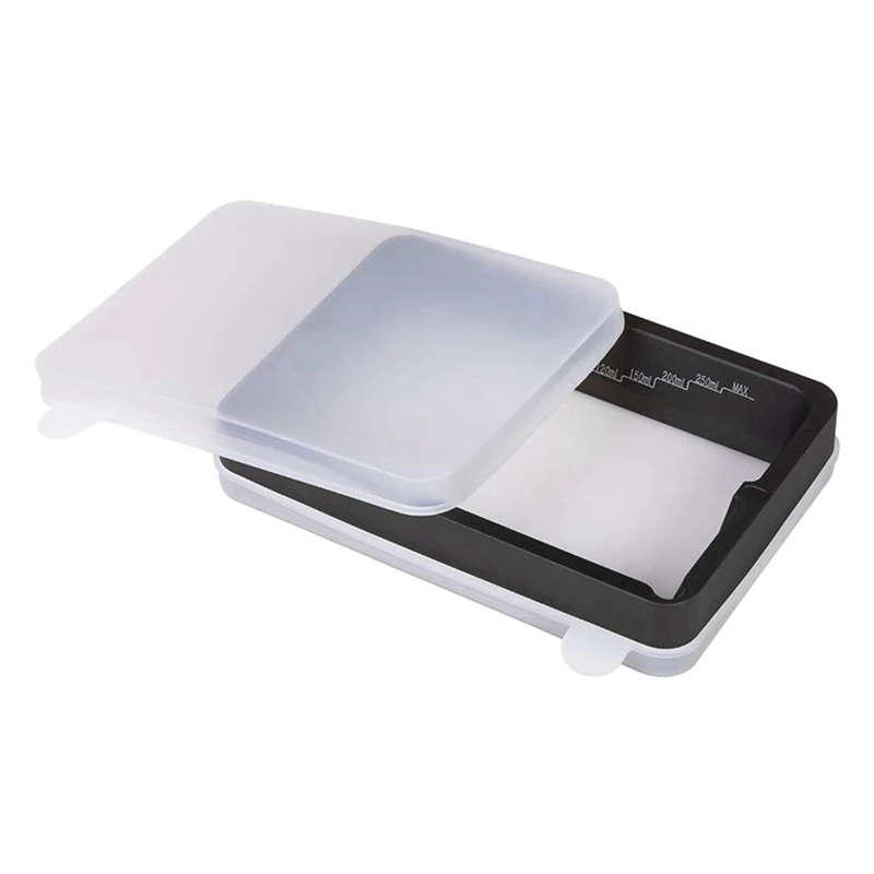 

Аксессуары для 3D-принтера, лоток для отверждения света с двойной силиконовой крышкой, набор лотка с металлической рамой, резервуар из смолы ...